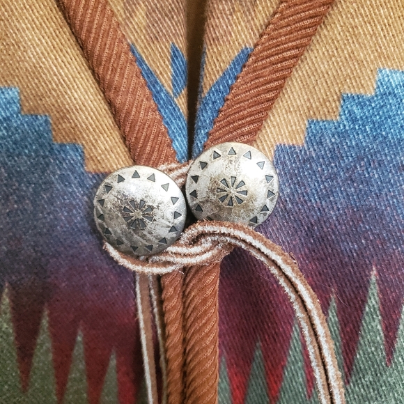 Jones New York Sport Oversized Navajo Print Coat Blazer - Picture 5 of 6